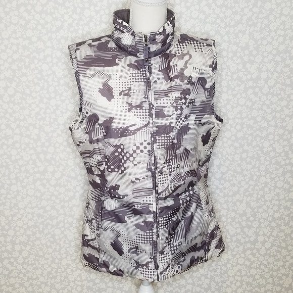 Burton Dryride Puffer Vest Insulated Full Zip Camo - Picture 1 of 13